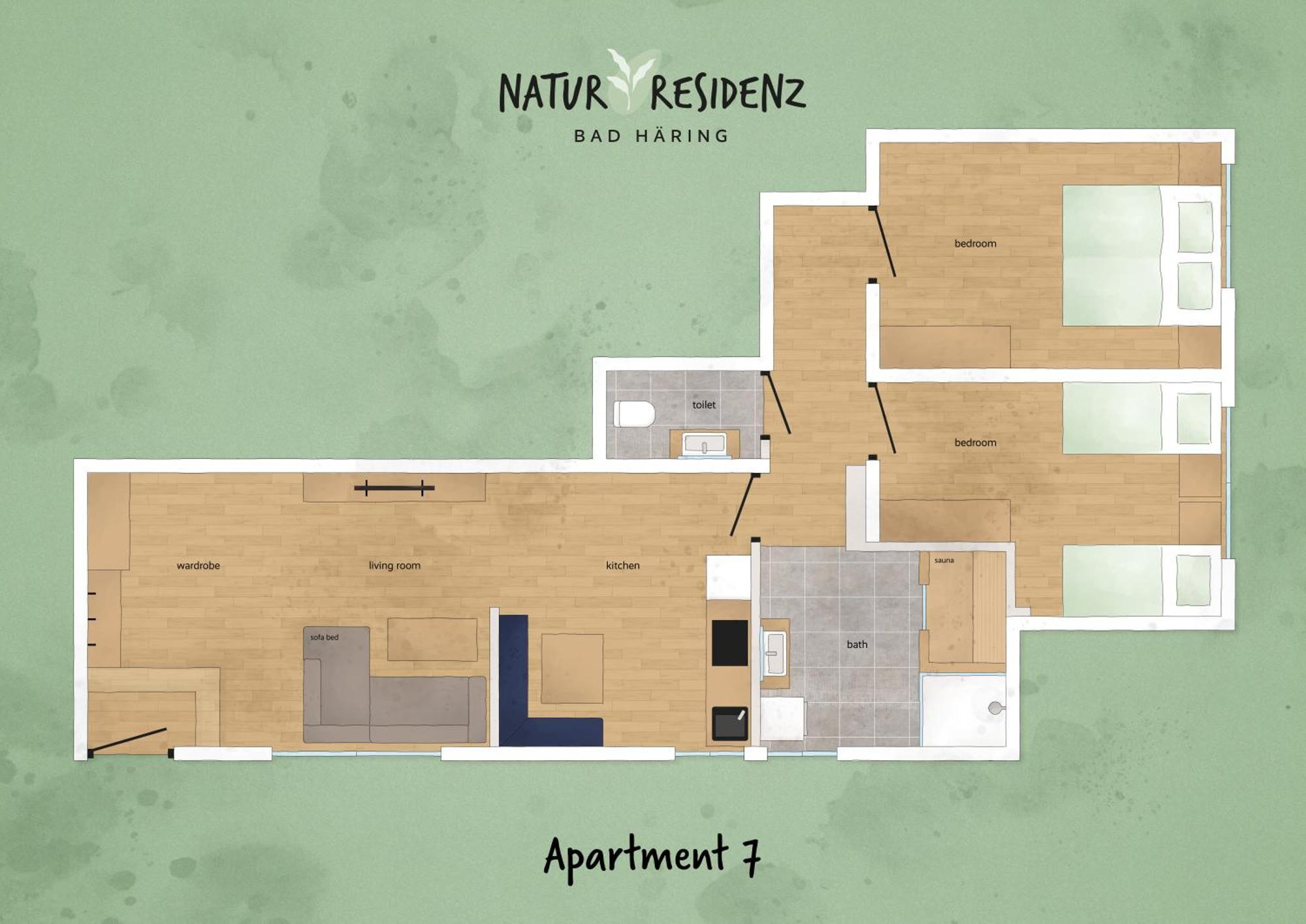 Natur Residenz Bad Haering Bad Häring Exterior foto